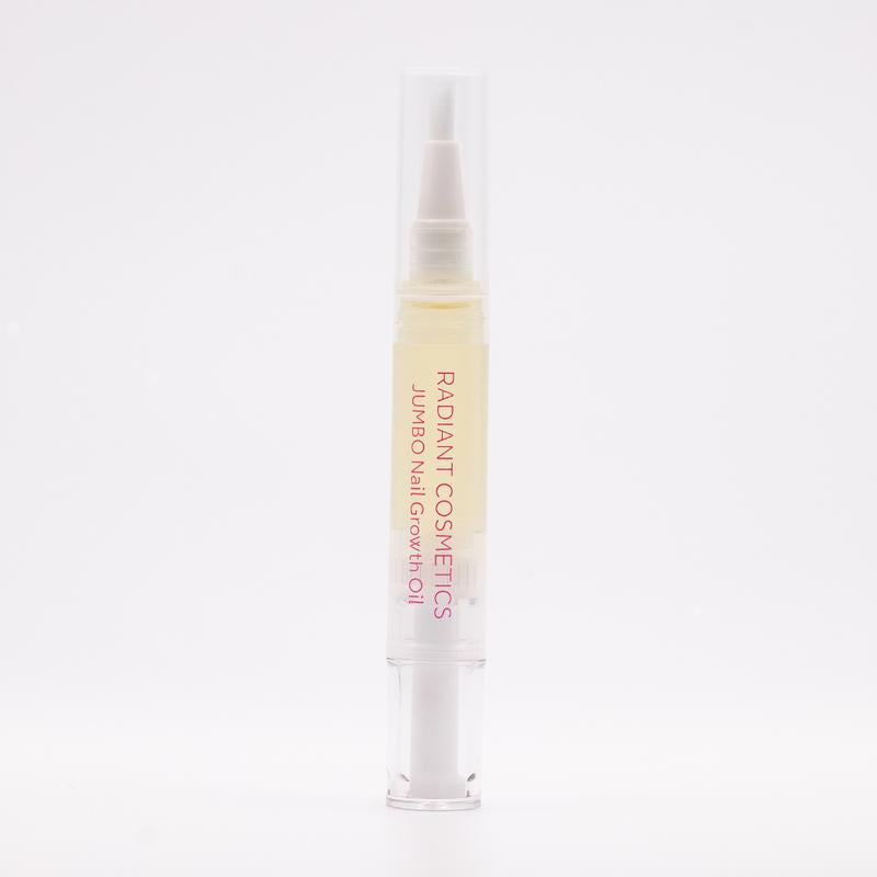 Radiant Cosmetics Organic Nail Growth Oil for Growth, Strengthening, Brightening and Moisturizing - Nail Vitamin Essentials (Vegan & Cruelty-Free)