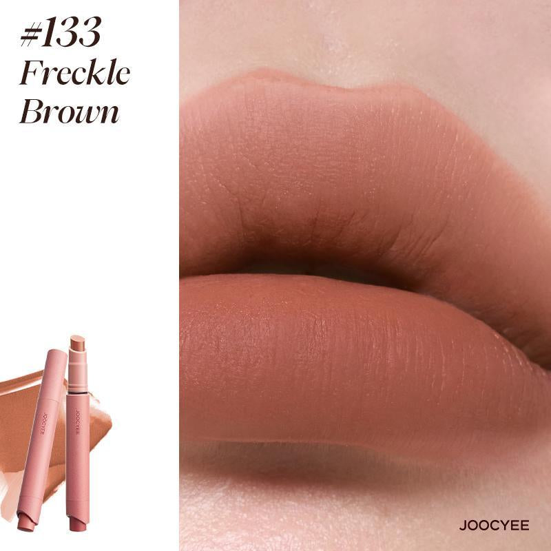 JOOCYEE Velvet Rouge Lightweight Non-Smudging Pigmented Transfer-Proof Cosmetic,Silky Mood Blur Lines Non-Drying Long Wear Beginner Friendly Multi Shades Giftable Portable Novel for Holidays Parties Masquerades