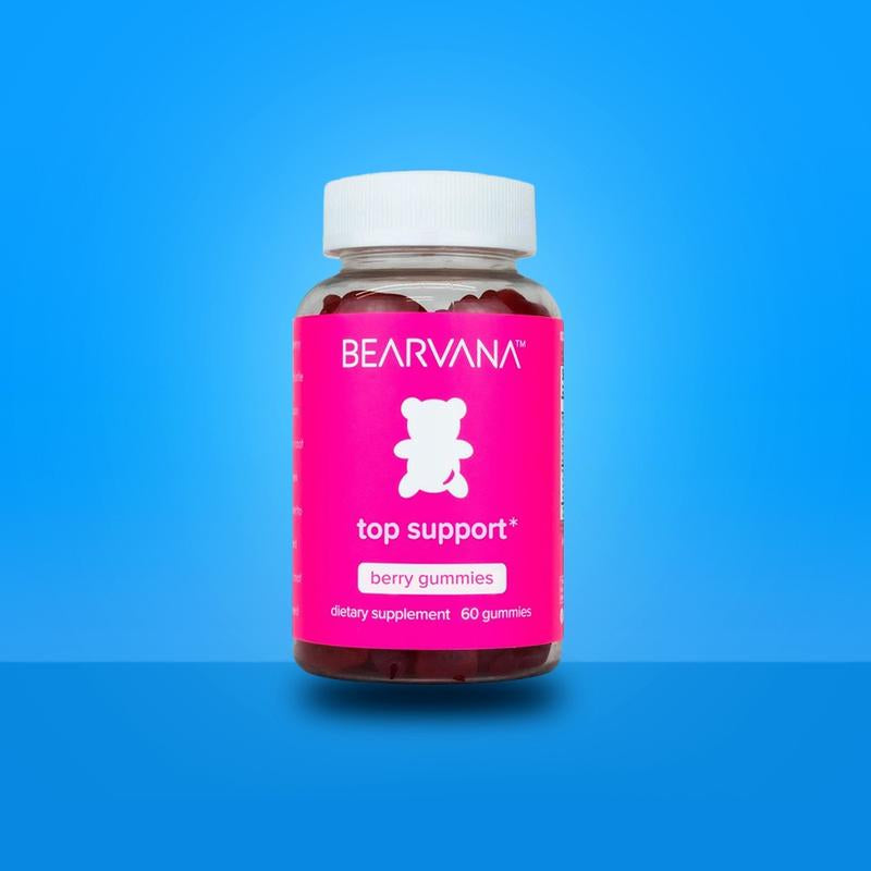 BEARVANA - Top Support Gummies - Women’S Support Supplement - Berry Flavored - Essential Herbs - Multivitamins - 60 Count