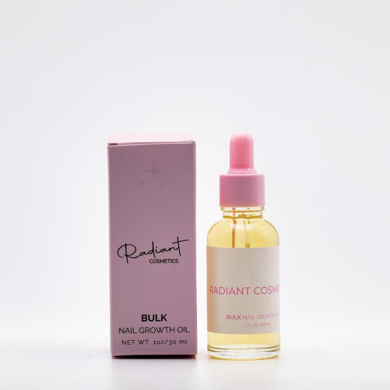 Radiant Cosmetics Organic Nail Growth Oil for Growth, Strengthening, Brightening and Moisturizing - Nail Vitamin Essentials (Vegan & Cruelty-Free)