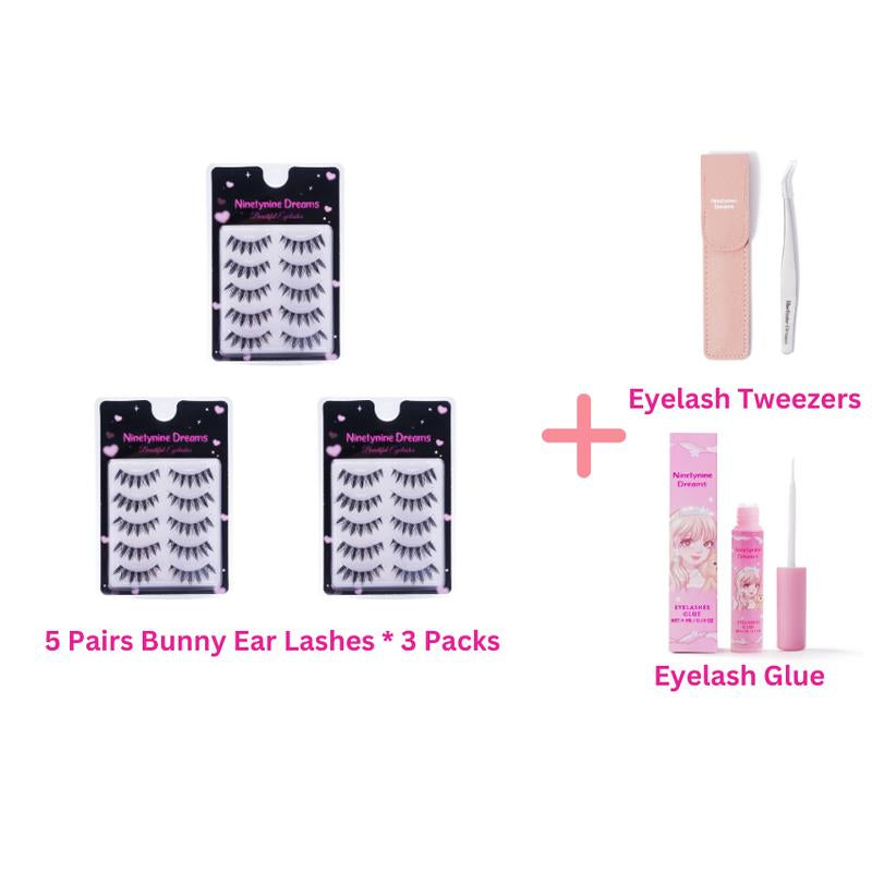 Ninetynine Dreams 5 Pairs Bunny Ear Lashes