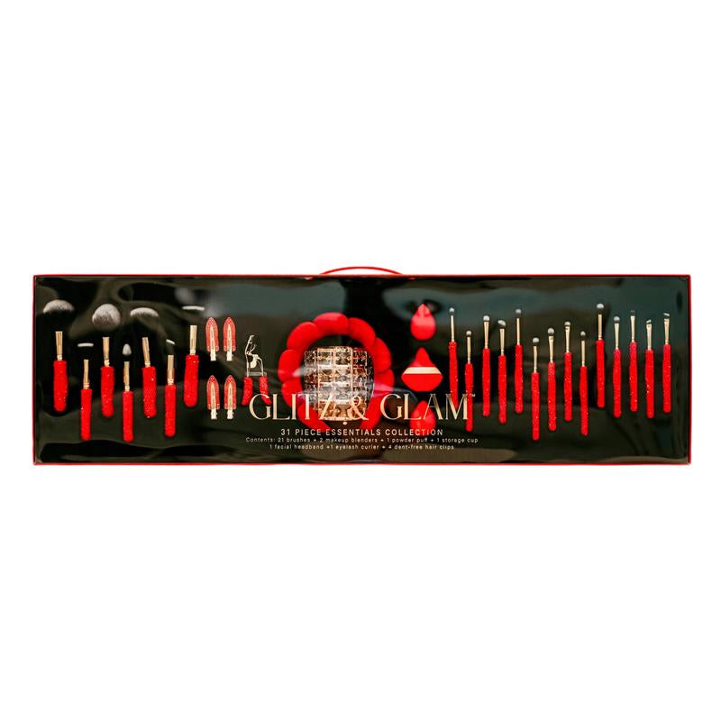 Cherry Bling Mega Glitz & Glam 31Pc Essentials Collection Brush Set